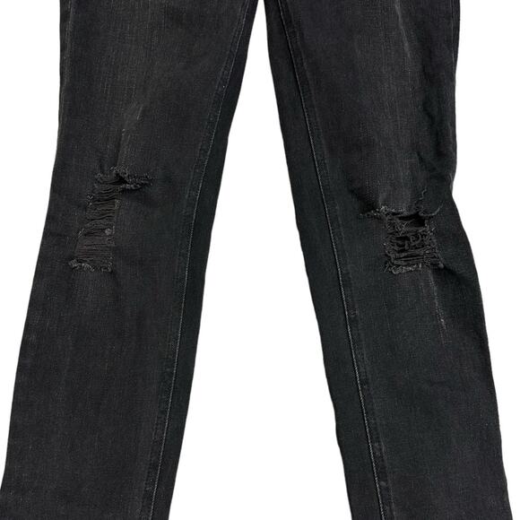 Rag & Bone Distressed Skinny Jeans Size 26 Black - Picture 4 of 7
